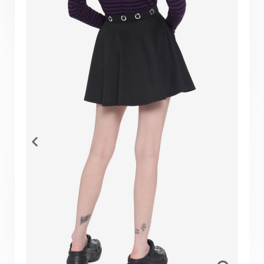 Black HOTTOPlC
Ring Skater Skirt - Picture 9 of 9